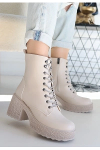 Morliy Bej Cilt Bağcıklı Bot