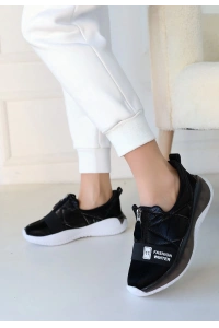 Nikeo Siyah Paraşüt Spor Ayakkabı