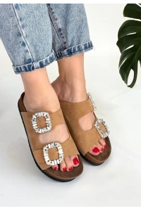 Nool Camel Nubuk Terlik