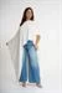 One Shoulder Asymmetric Blouse | White