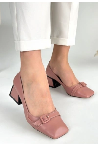 Pentio Pudra Cilt Topuklu Ayakkabı