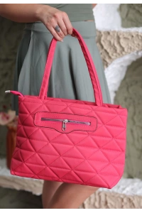 Shan Fuşya Saten Çanta