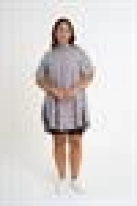 Slit Detailed Shirt | Gray