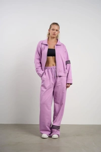 Striped tracksuit set | 44-50 | Lilac