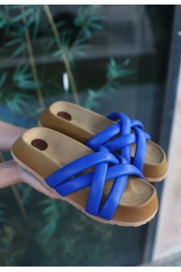 Tenda Mavi Cilt Terlik