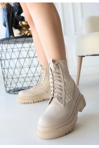 Utag Bej Cilt Bağcıklı Bot