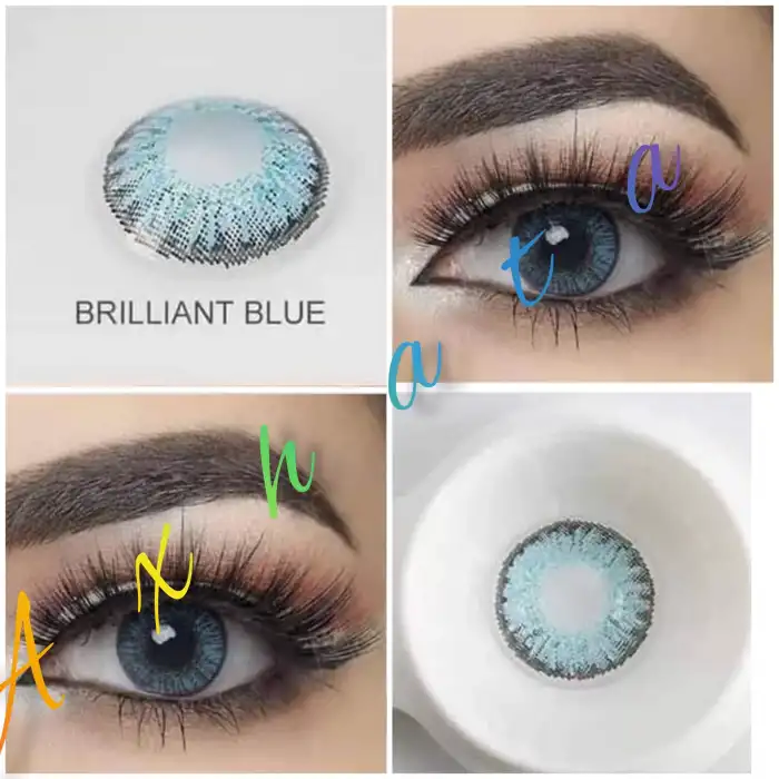 Brilliant Blue / Hareli Mavi Renkli Lens