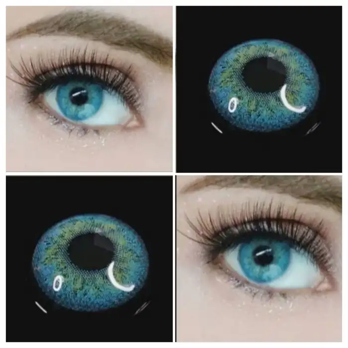 Calypso Blue / Haresiz Mavi Renkli Lens / Miyop ( - ) Numaralı