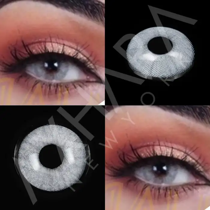 Frost Gray / Haresiz Gri Renkli Lens Yıllık