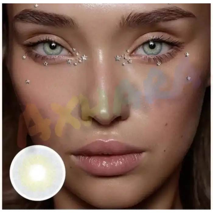 Irish Gray / Haresiz Gri Renkli Lens / Miyop ( - ) Numaralı