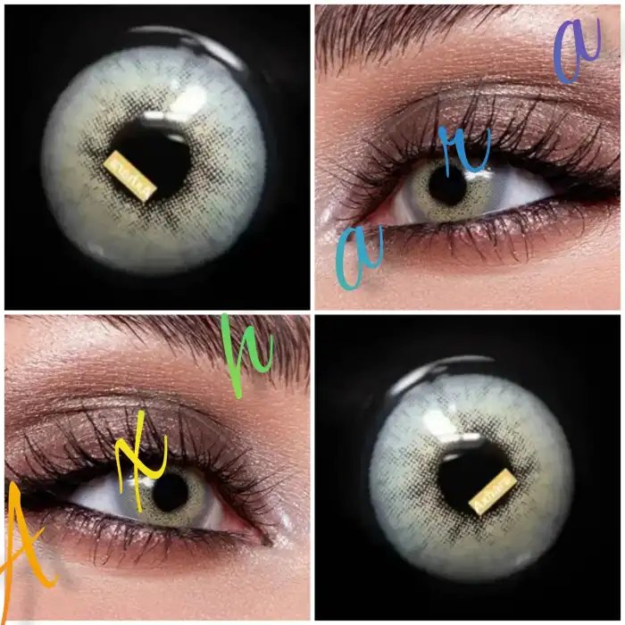 Irish Gray / Haresiz Gri Renkli Lens / Miyop ( - ) Numaralı