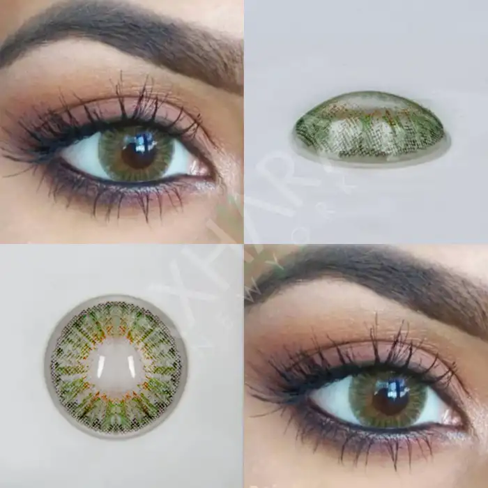 Pine Green / Hareli Yeşil Renkli Lens Yıllık