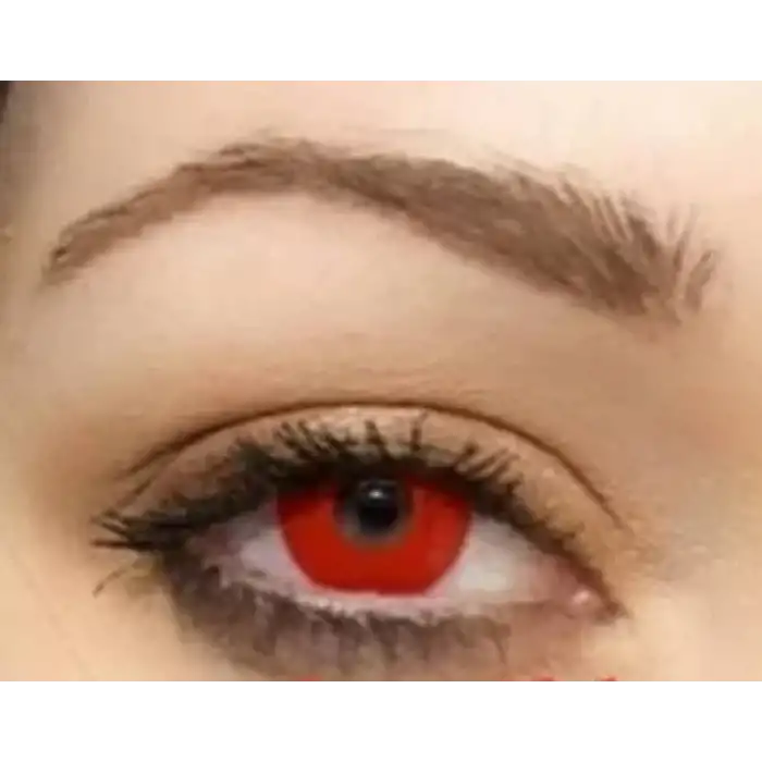 Red Out / Cosplay Kırmızı Renkli Lens
