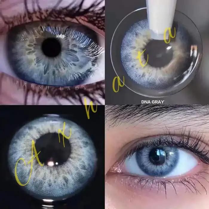 Retina Bluegray / Hareli Ve Damarlı Gri Renkli Lens