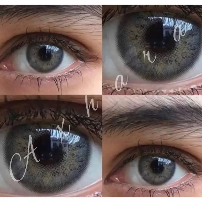 Retina Gray / Hareli Gri Renkli Lens Yıllık