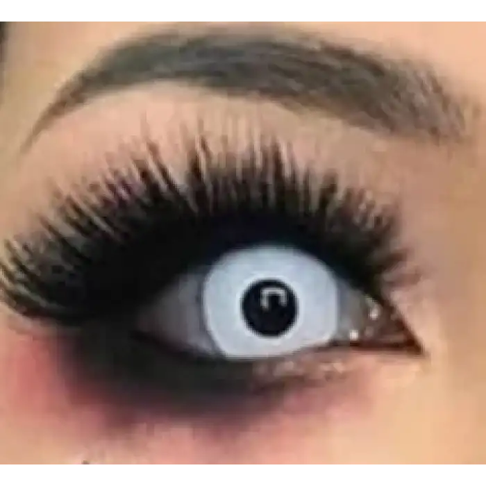 White Out / Cosplay Beyaz Renkli Lens