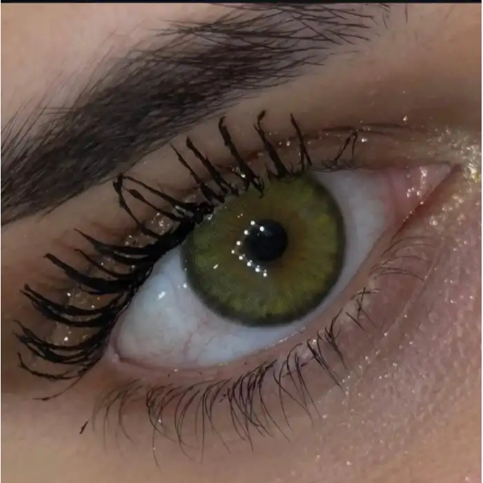 Natural Green / Hareli Doğal Yeşil / Renkli Lens