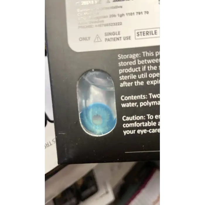 Bahama Blue / Haresiz Mavi Renkli Lens Yıllık