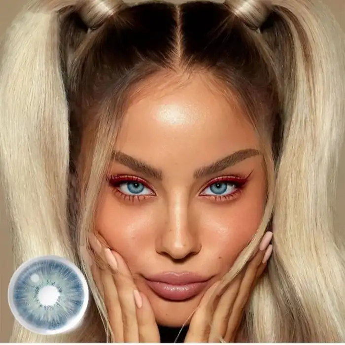 Bahama Blue / Haresiz Mavi Renkli Lens Yıllık