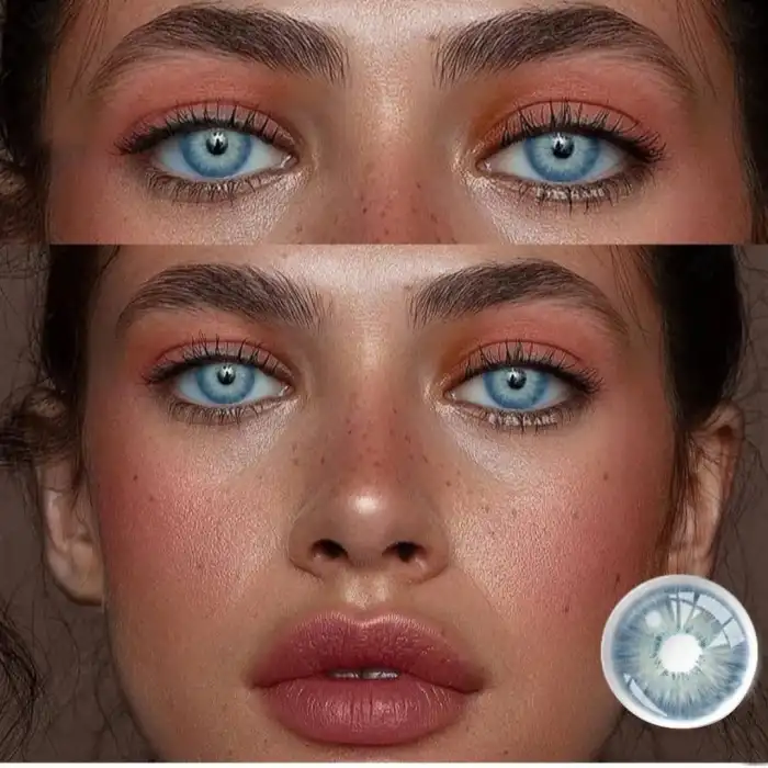 Bahama Blue / Haresiz Mavi Renkli Lens Yıllık