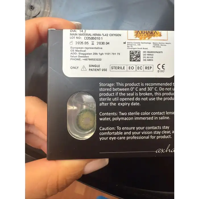 Bahama Green / Hareli Yeşil Renkli Lens