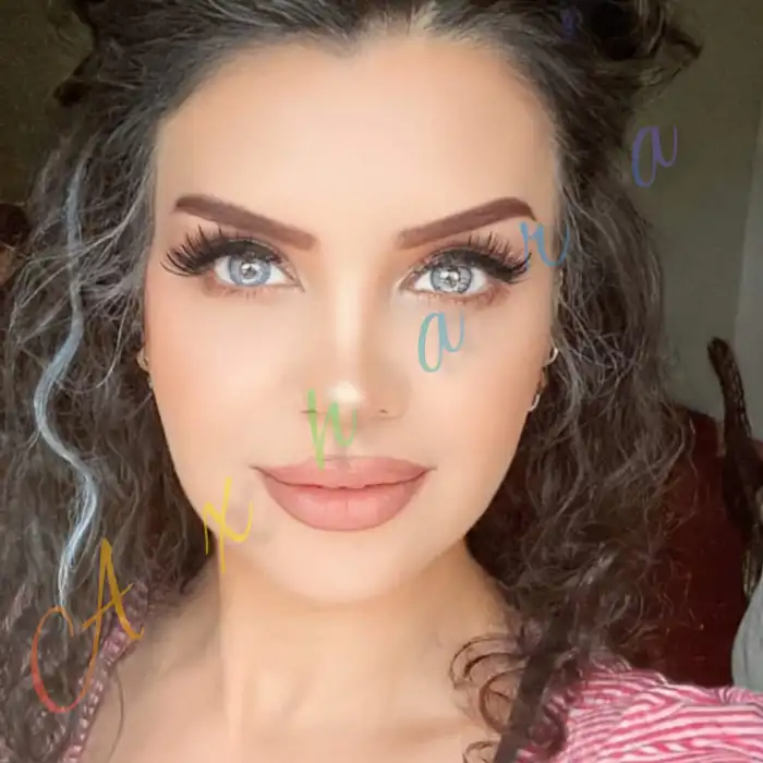 Brilliant Blue / Hareli Mavi Renkli Lens / Miyop ( - ) Numaralı