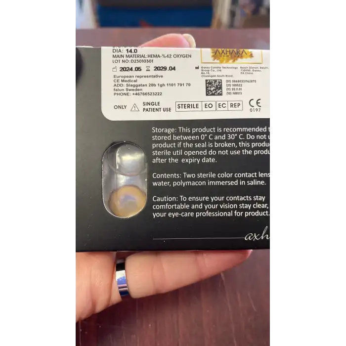 Granita Hazel / Hareli Ela Renkli Lens Yıllık