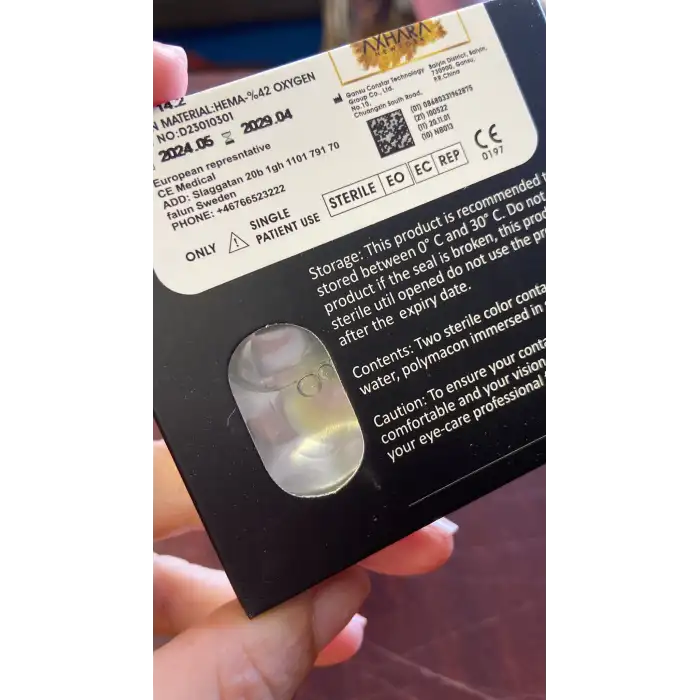 Irish Gray / Haresiz Gri Renkli Lens Yıllık