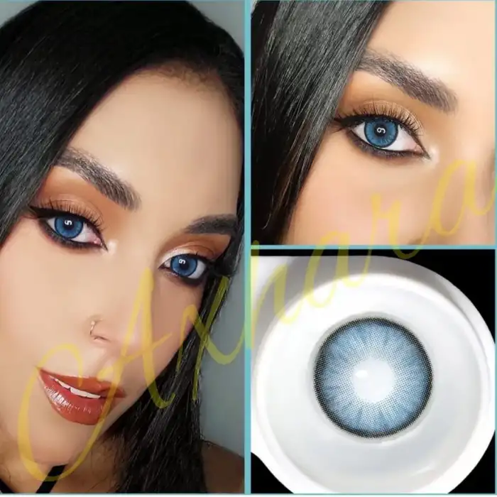 Retina Blue / Hareli Mavi Renkli Lens Yıllık