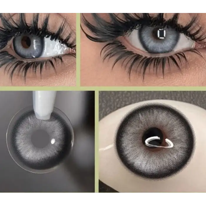 Storm Gray / Hareli Gri Renkli Lens / Miyop ( - ) Numaralı