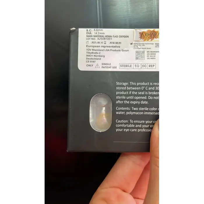 Zenith Hazel / Haresiz Doğal Ela / Renkli Lens Yıllık