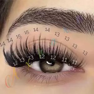 Doğal Ve Çapraz 3D İpek Kirpik