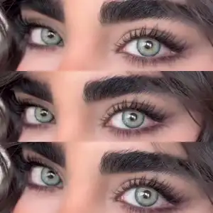 Sunshine / Hareli Doğal Yeşil / Renkli Lens