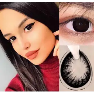 Black Siyah / Miyop ( - ) Numaralı Renkli Lens