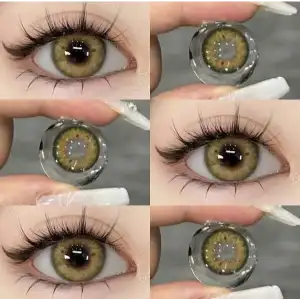 Sahra Green / Hareli Doğal Yeşil / Renkli Lens