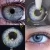 Retina Bluegray / Hareli Ve Damarlı Gri Renkli Lens