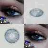Tear Blue / Hareli Mavi Renkli Lens / Hipermetrop ( + ) Numaralı