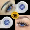 Amazon Blue / Hareli Mavi Renkli Lens Yıllık