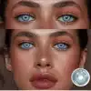 Bahama Blue / Haresiz Mavi Renkli Lens Yıllık