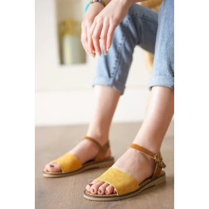 Cardi Hardal Cilt Sandalet - GC