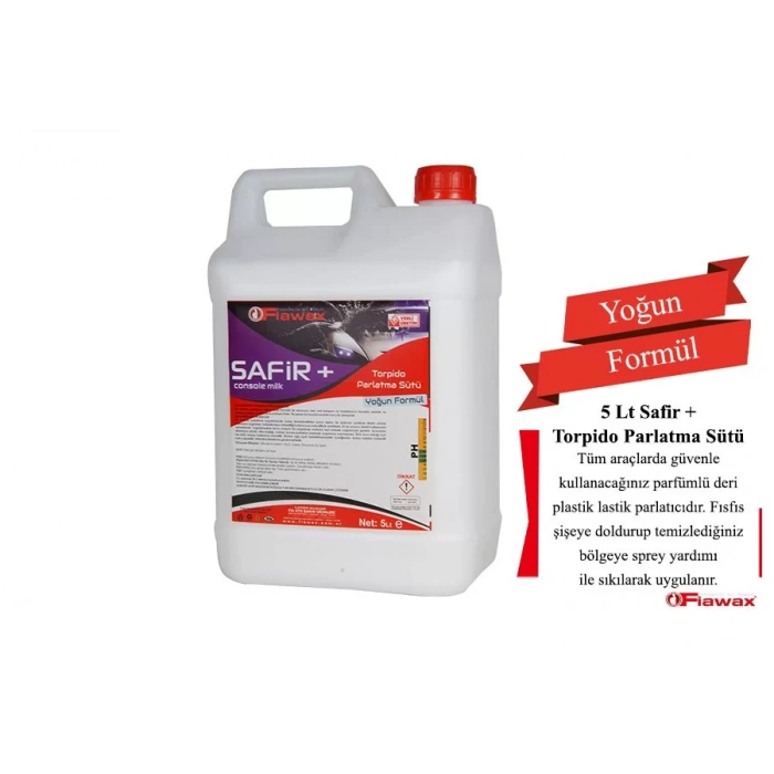 SAFİR+ Torpido Parlatma Sütü Yoğun Formül 5 kg