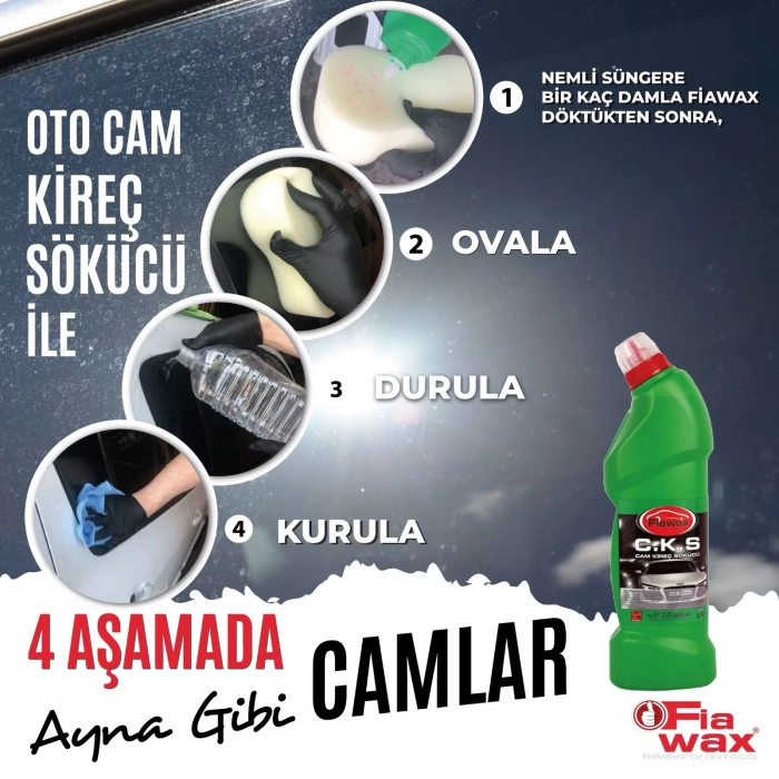 C.K.S Cam Kireç Sökücü 1 lt