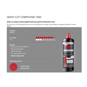 Menzerna Heavy Cut Compound 1000 1kg
