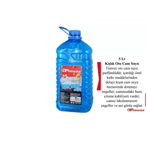 Oto Cam Suyu Antifrizli 5lt 30°alkol içerir