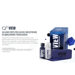 Gyeon Q² View - Nano SiO2 Bazlı Cam Su İtici 20ml