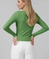 Çıtçıt Detaylı Bluz Yeşil T4343
