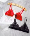 Fantezi 3lü Seksi Dantel Sütyen Seti