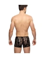 Fantezi Dantelli Seksi Siyah Erkek Boxer - Seksi Erkek İç Çamaşırı