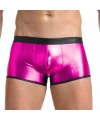 Fantezi Deri Görünümlü Pembe Erkek Boxer - Fantezi Tanga