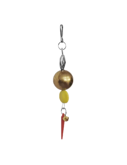 Çanlı Bakır Toplu Kuş Oyuncağı 2.5 cm-14 cm